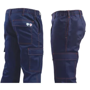 Pantalone Ignifugo Blue per Saldatori | Codice IGN02128-34 2