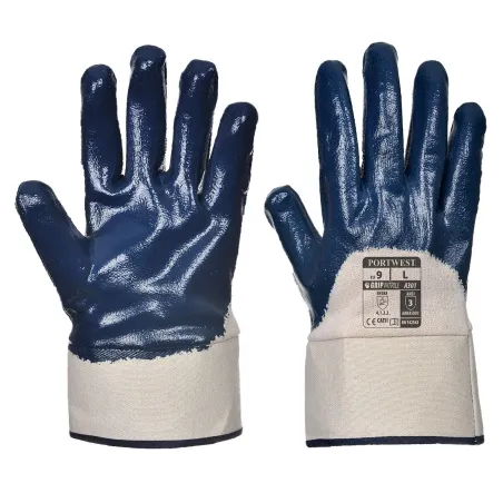 Guanti Impermeabili In Nitrile Con Polsino Di Sicurezza | Codice A301
