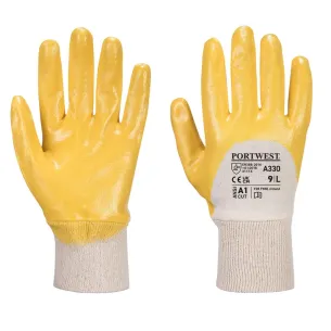 Guanti Impermeabili In Nitrile Con Polso In Maglia | Codice A330G