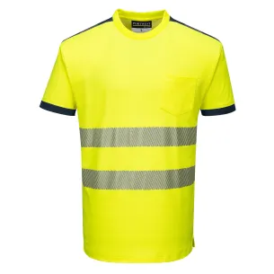 T-Shirt Alta Visibilita' Vision Gialla | Codice T181G