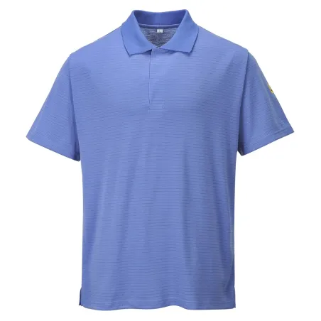 Polo Da Lavoro Blu Antistatica Esd | Codice AS21BL