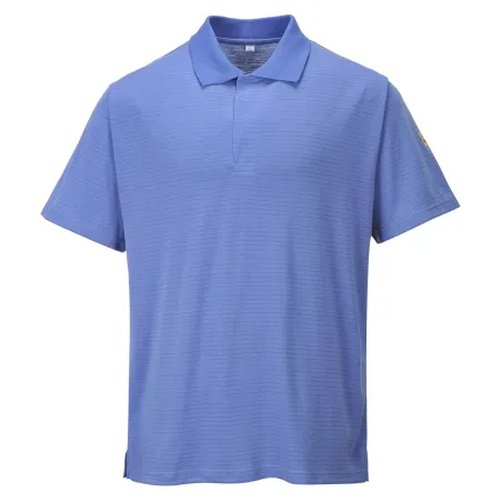 Polo Da Lavoro Blu Antistatica Esd | Codice AS21BL