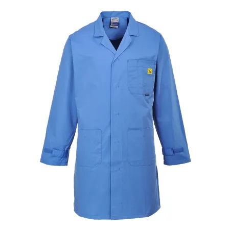 Camice Da Lavoro Blu Antistatico Esd | Codice AS10BL
