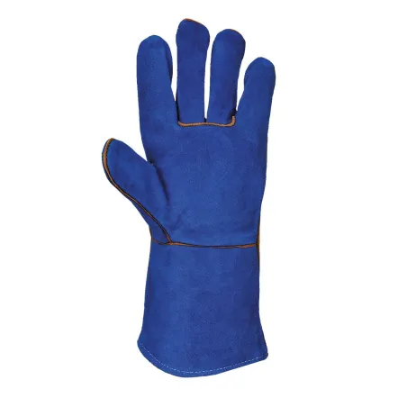Guanti Di Protezione In Pelle Da Saldatore Blu | Codice A510