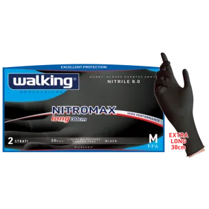Guanti Nitrile Extra Long 29 cm | DPI Cat. III | Think Safe 2
