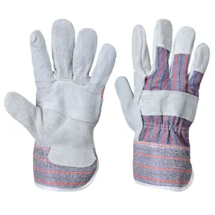 Guanti Da Lavoro In Pelle Tessuto Canadian Rigger | Codice A210 2