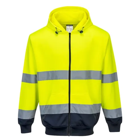 Felpa Ad Alta Visibilità con Zip Portwest B317 | Codice B317