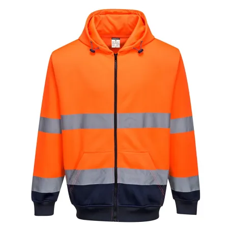 Felpa Ad Alta Visibilità con Zip Portwest B317 | Codice B317