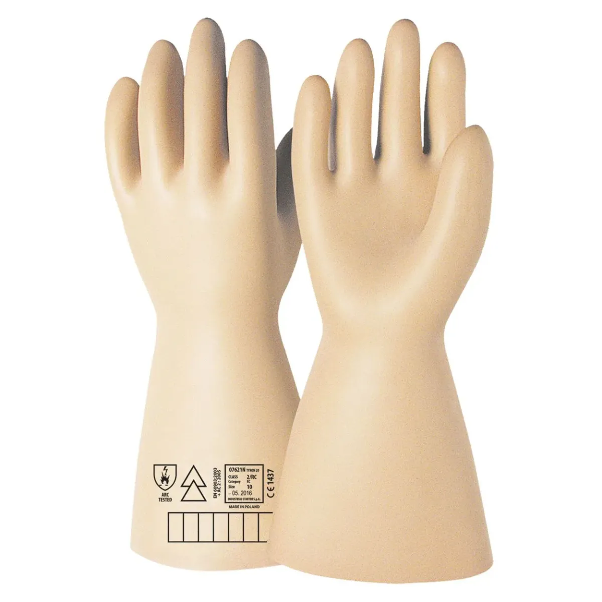 Guanti dielettrici EN 60903 Classe 2 20.000 Volt DPI