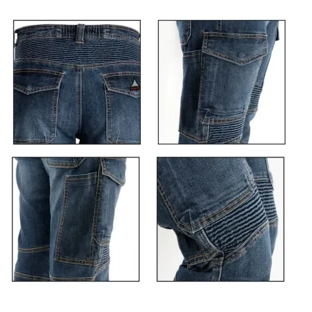 Jeans da Lavoro Siggi Biker Blu 4074 | Elasticizzati