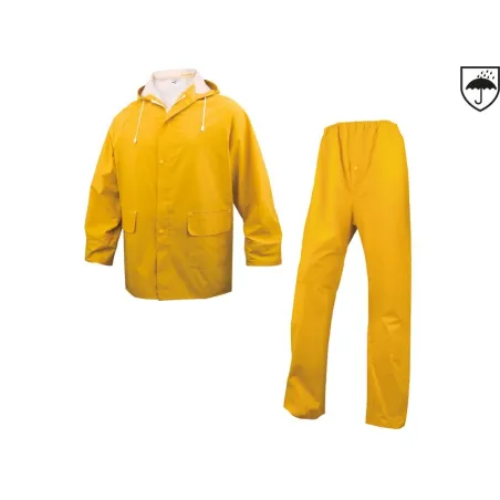 Completo Impermeabile Anti Pioggia | Giallo | Codice 10202