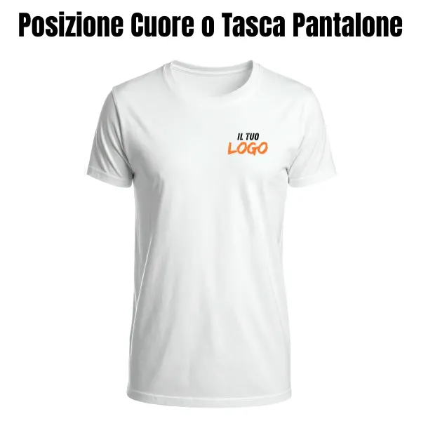 Logo Lato Cuore o Tasca - Max 10 Cm
