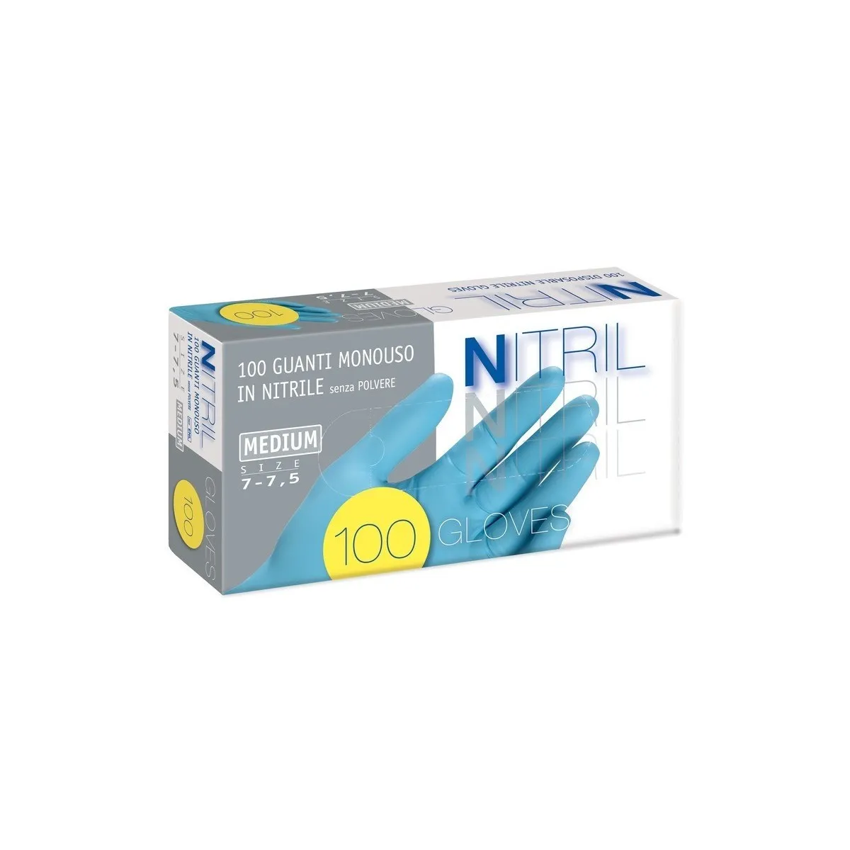 Guanti in Nitrile Senza Polvere ICO ENLL (Conf 100 Pz) | Codice ENLL
