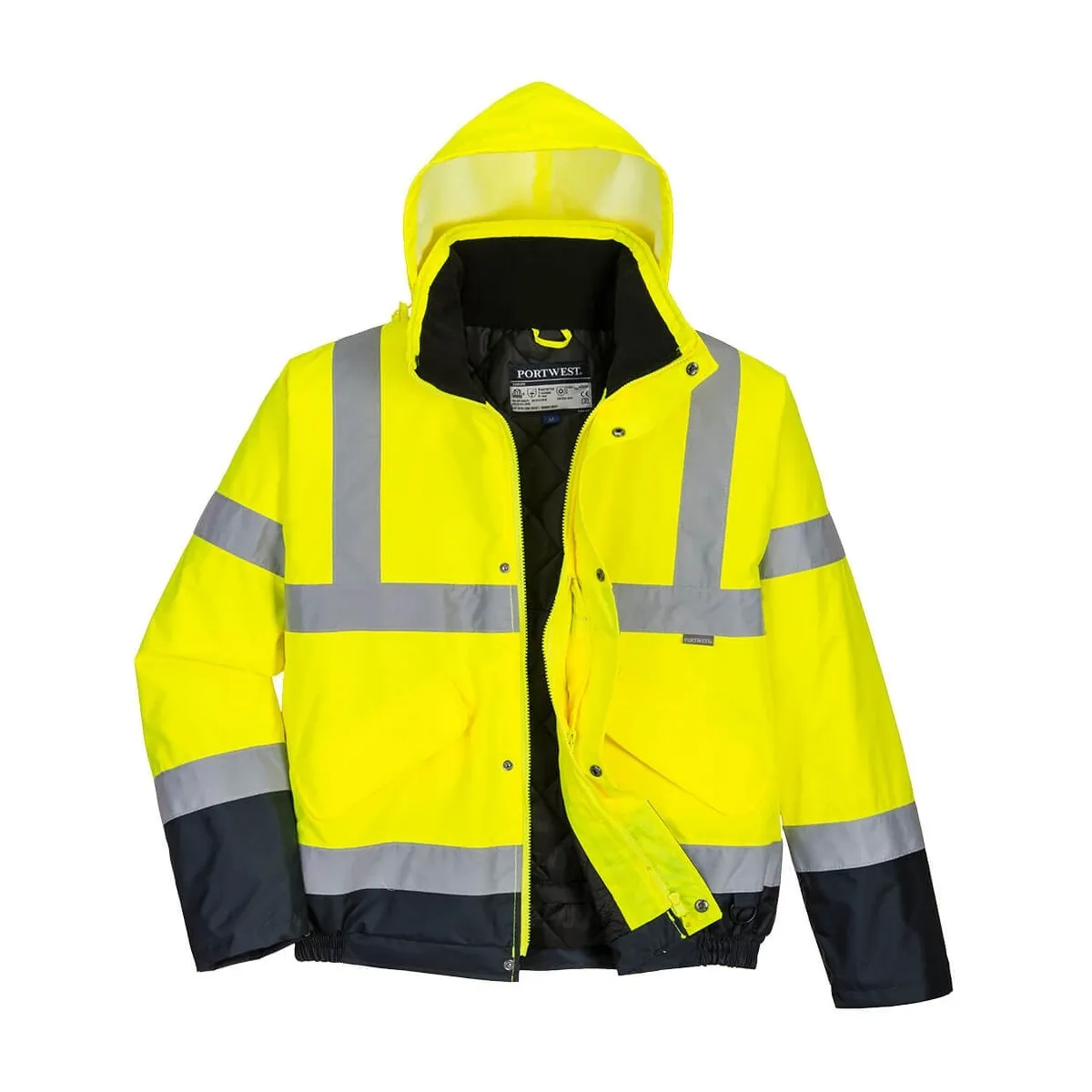 Bomber Alta Visibilità Bicolore Giallo/Navy | Portwest S266 | Codice S266