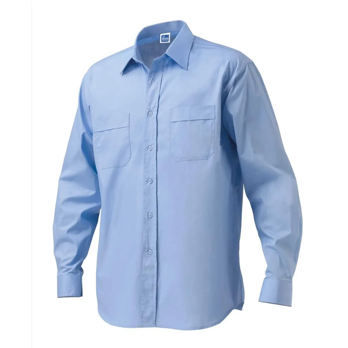 Camicia da Lavoro Maniche Lunghe Siggi King - Celeste | Codice CM0024-5029