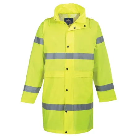 Cappotto Impermeabile Ad Alta Visibilita' Giallo | Codice H442G