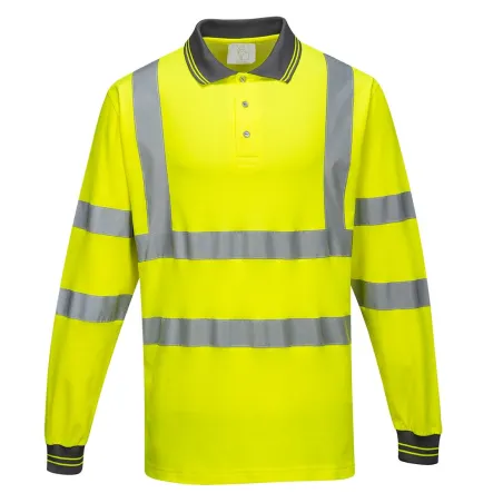 Polo Ad Alta Visibilità Cotton Confort Gialla | Codice S271G
