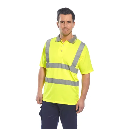 Polo Ad Alta Visibilita' Gialla | Codice S477