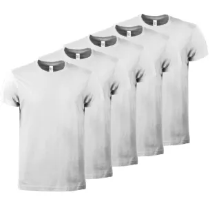 T-Shirt in Cotone a Maniche Corte Evolution T | Bianca | Codice BS010-WH