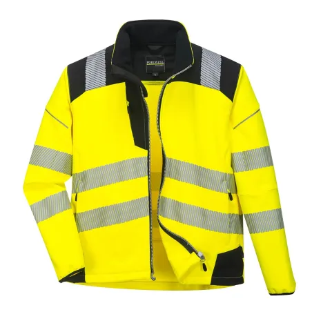 Giacca Ad Alta Visibilità In Softshell Vision Gialla | Codice T402G