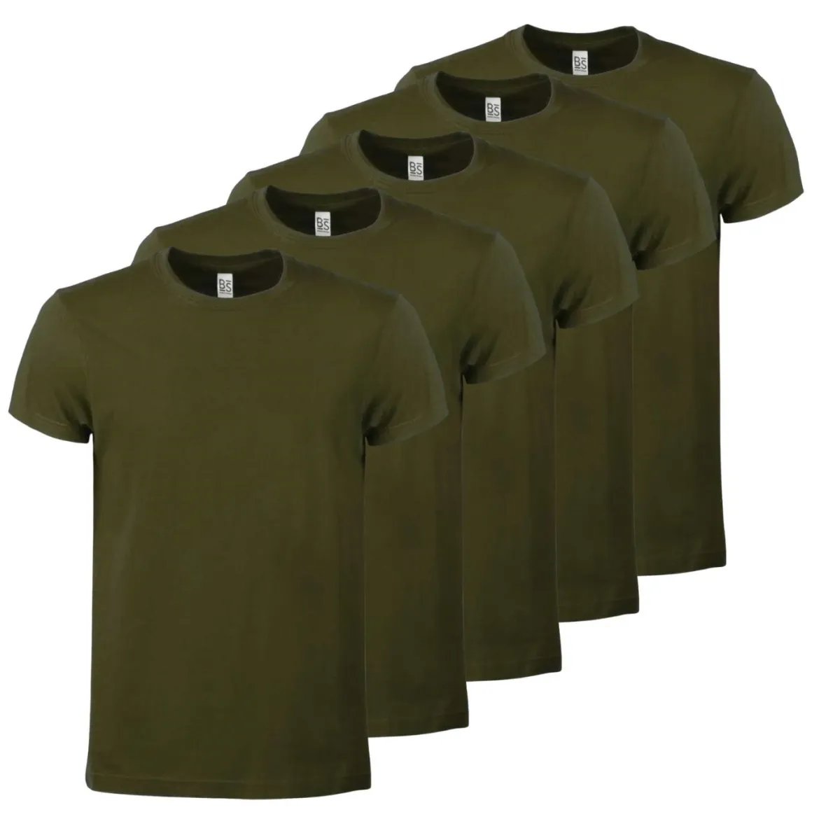 T-Shirt in Cotone a Manica Corta Evolution T | Verde Oliva | Codice BS010-OL